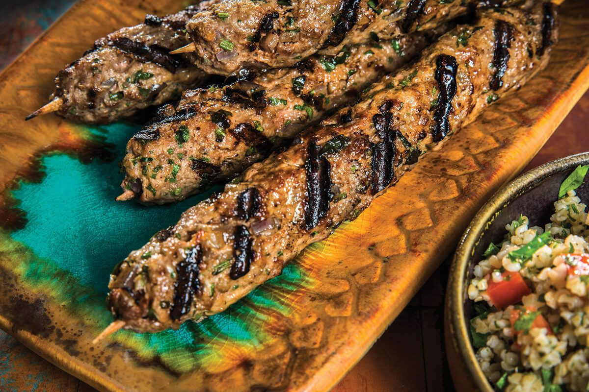 Lebanese-Style Spicy Beef Kofta Kabobs